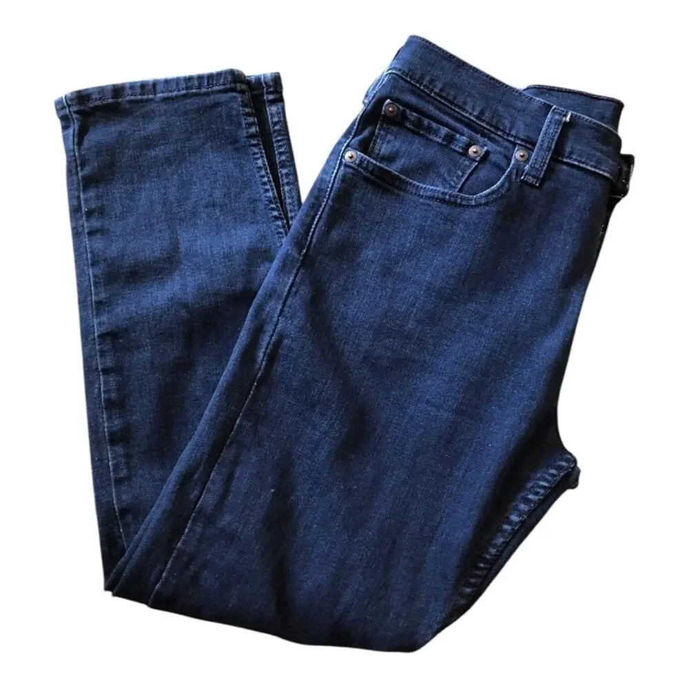 Levi’s 502 All Seasons Tech Taper Jeans Men’s 32x29 Dark Wash Stretch Regular